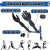 EXCLURA Wing Chun Dummy Trainer with Spring, Traditional Wing Chun Training Equipment, Wall Mount Chinese Kong Fu Martial Arts Dummy for Wall(Color:Double arms+Leg) view 2
