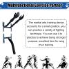 EXCLURA Wing Chun Dummy Trainer with Spring, Traditional Wing Chun Training Equipment, Wall Mount Chinese Kong Fu Martial Arts Dummy for Wall(Color:Double arms+Leg) view 4