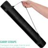 Upward Fit 12-Pack Classic Yoga Mat With Carrying Strap, 68" x 24" Non Slip Exercise Mat, 4mm Thick Gym Mat, Bulk Non Toxic Yoga Mats for Home Workout, Schools, Classroom, and Studios, Gray view 3
