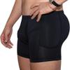 ALEPXS Men 4pcs Pads Enhancers Fake Ass Butt Lifter Shapers Control Panties Padded Underwear Shape Your Perfect Sexy HIPS,Black,XL(Color:Flesh,Size:Large) view 2