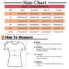 GOKKILRW Womens Tops 3/4 Sleeve Crewneck Cute Shirts Casual Plain Color Trendy Tops Three Quarter Length V Neck Loose T Shirt Summer Pullover 2024 Lounge Clothes Red view 3