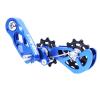 CooMeng Ultra-Smooth Single-Speed Chain Tensioner with Adjustable Tension and Dual Spring Chain Guides - Noiseless Performance and Easy Installation for Dirt Bikes, BMX and Folding Bikes-Blue view 1