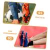 NineFit Basics Golf Spikes Set Replacement Golf Shoes Spikes for Track Outdoor Spikes with Tool Mini Shoe Spikes for Baseball Shoes view 2