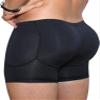 ALEPXS Men 4pcs Pads Enhancers Fake Ass Butt Lifter Shapers Control Panties Padded Underwear Shape your perfect Sexy hips,Black,XL(Color:black,Size:3XL) view 1