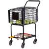 DOUYUANSHI Racket Storage Rack, Tennis Ball Hopper Basket - Holds Up to 350 Balls - Durable Metal Racquet Rack - Convenient Storage Collector Box - Hanging Trainer for Tennis Players view 1