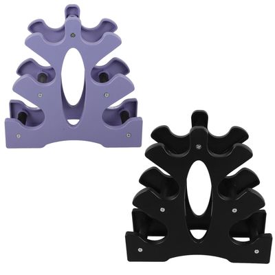 VANZACK 2pcs Multi-layer Dumbbell Rack Stable Plastic Weight Holder for Home Gym Convenient Storage for Hand Weights Design