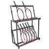 Racket storage rack,Tennis Racket Storage Rack, Badminton Racket Display Rack, Black 2-Tier Training Equipment Organizers Holder Organize Your Sports Racket Items Together and Will Save a Lot Of Space view 1