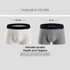 ALEPXS Safety Certification Men's Modal Elasticity Underwear Trunks Breathable Boxer Briefs for Men, Youth, Solid Color, 3 Pack(Combination a,Medium) view 4