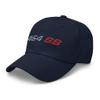 1990s Chevy 1500 454 SS Truck Bed Emblem Dad Hat for Classic American Pickup Trucks Owners Navy view 3