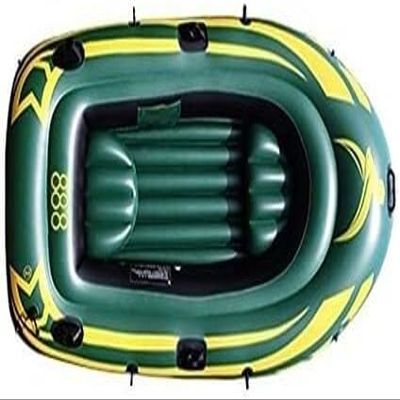 CukUJH Kayak for 3 People Inflatable Boat Fishing Boat Drifting Thickened Rubber Boat Hovercraft Kayak LoadBearing 400 kg Safe Comfortable and Durable