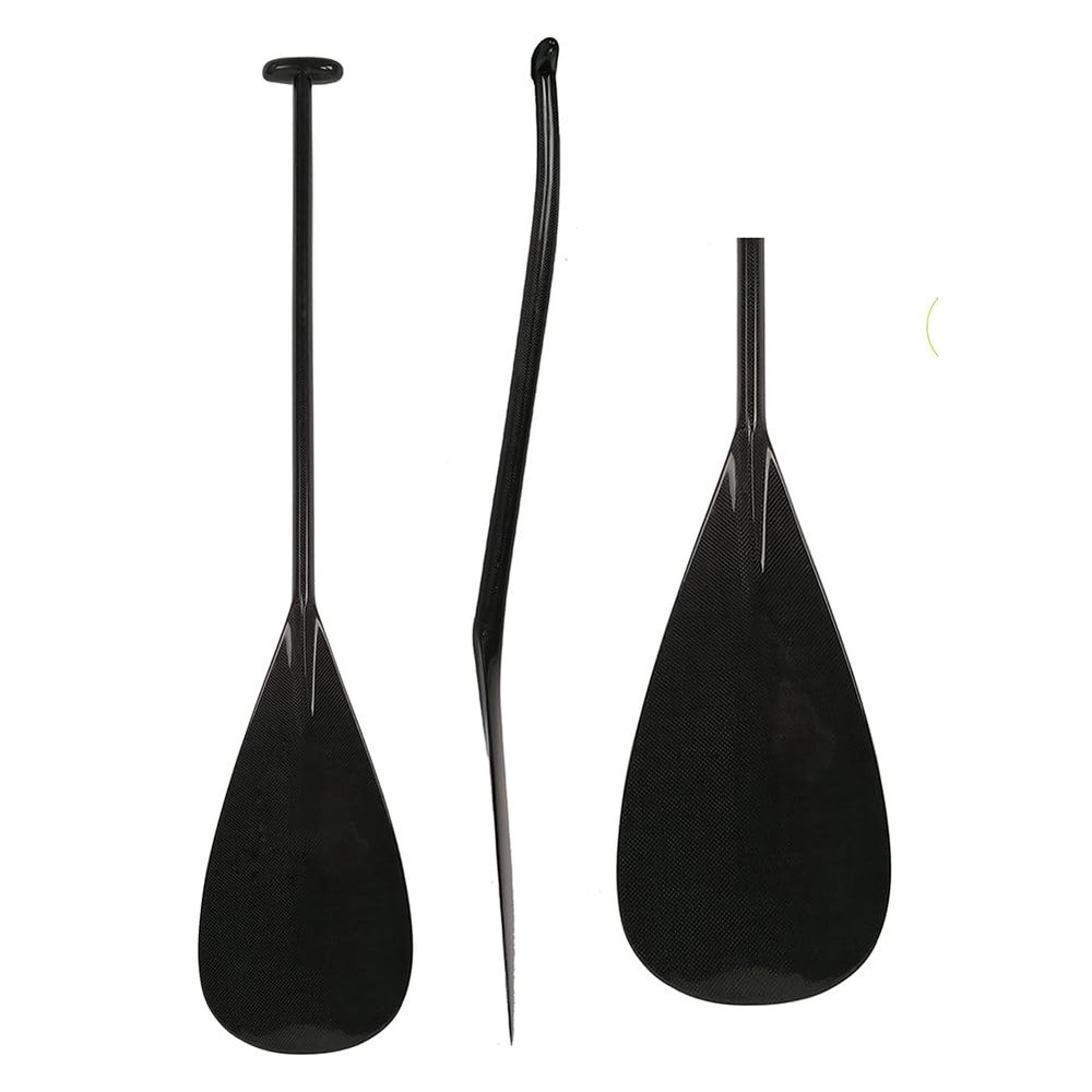 CISIMOVE OC Paddle - Carbon Fiber One Piece Bend Shaft, Lightweight Outrigger Canoe Paddle for Hawaii, Solid Construction with T-Bar Grip - Strong and Sturdy (51 inches)