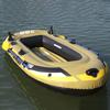 CukUJH Inflatable Kayak Inflatable Boat with Oars PVC Heavy Duty 3 Person Inflatable Raft Dinghy Fishing Boat Support Up to 250 KG view 1