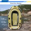 CukUJH Inflatable Kayak Inflatable Boat with Oars PVC Heavy Duty 3 Person Inflatable Raft Dinghy Fishing Boat Support Up to 250 KG view 4