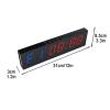 GQMYCDM Portable Gym Timer, LED Workout Colck Count Down/Up Clock, Home Gym Accessories, Ultra-Clear Digital Display, Multi-Scenes with Remote view 2