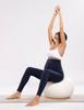 POSHDIVAH Women's Maternity Workout Leggings with Pockets Over The Belly Pregnancy Soft Compression Yoga Pants Deep Navy Small view 2