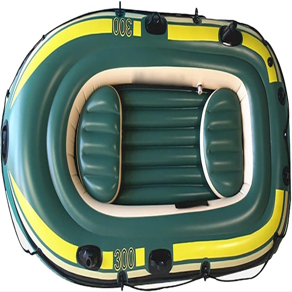 CukUJH Boats for Adults with Paddle, Kayak Boat Plastic, Rowing Boat Inflatable, Rubber Dinghy Inflatable Boat