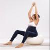POSHDIVAH Women's Maternity Workout Leggings with Pockets Over The Belly Pregnancy Soft Athletic Work Yoga Pants Deep Navy Medium view 2