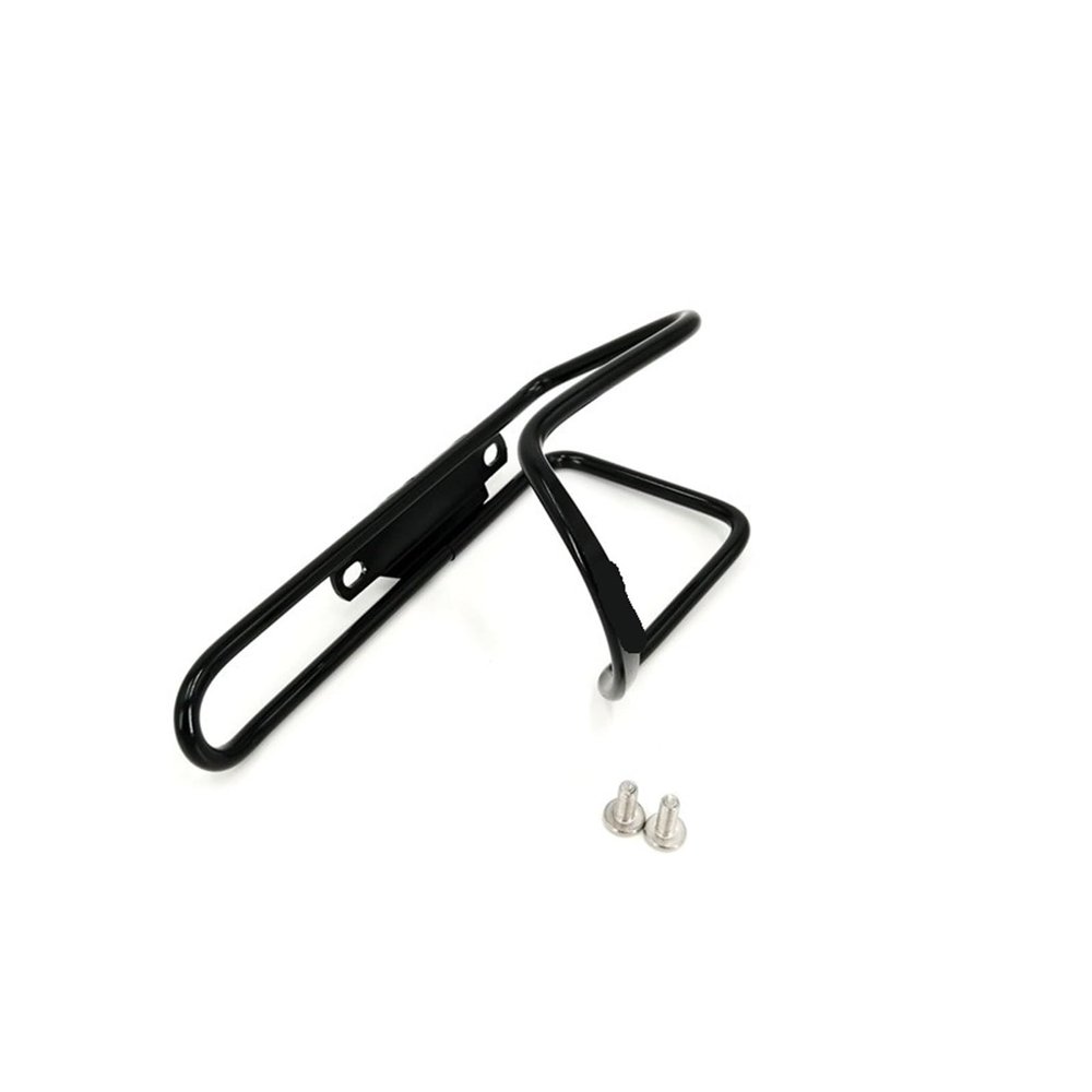 VNFEJEJR Folding Bottle Holder Aluminum Alloy Black Gold Red Blue Road Bicycle Kettle Cage Bottle Rack Bicycle Bottle Cage(Color:B-Model Black)