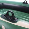 CukUJH Inflatable Boat for Kids, 1/2Person Green Foldable Inflatable Kayak Canoe Fishing Boat Inflatable Travel Kayak with Double Valve for Adults Fishing view 2