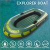 CukUJH Inflatable Boat for Kids, 1/2Person Green Foldable Inflatable Kayak Canoe Fishing Boat Inflatable Travel Kayak with Double Valve for Adults Fishing view 3