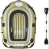CukUJH Inflatable Kayak, Inflatable Boat Series, Travel Kayak 3-Person PVC Inflatable Kayak with Paddles and Air Pump view 1