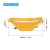 PATIKIL Fanny Pack, Belt Bag Crossbody Waist Bag with Adjustable Strap for Women Men Travel Running Hiking Cycling, Yellow view 2