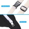 PATIKIL Fanny Pack, Belt Bag Crossbody Waist Bag with Adjustable Strap for Women Men Travel Running Hiking Cycling, Yellow view 3