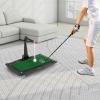 CILDON Golf Swing Trainer(Height Adjustable), Golf Training Equipment with 360 Automatic Ball Return, Golf Swing Practice Mat Training Aid, Golf Swing&Hitting Trainer for Indoor Outdoor Home view 4
