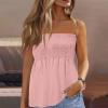 Bandana Swimsuits for Women - Strapless Tube Top Dress Shirts (2-Pink, X-Large) view 3