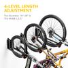 monTEK No-Lift Swivel Bike Wall Mount, Bike Hangers for Garage, 2 Pack view 4