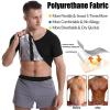 Vuirrm Sauna Vest for Men, Sauna Tank Top for Men, Men's Compression Vest Sweat Tummy Control Shapewear Sauna Shirt with Zipper, 2XL/3XL,Silver view 4