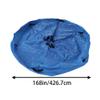NineFit Basics Trampoline Cover, 6-14 Ft Easy to Install Trampoline Protective Cover Waterproof, Tearproof and UV Resistant Weather for Round Trampolines and Round Swimming Pool view 3