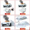 Azazccm Emergency Fire Blanket for Car, Large Fiberglass Fire Suppression Blanket, Survival Safety for Electric Vehicle Truck Automotive Conflagration (13.12x19.68FT), White view 3