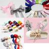 RYZGOJV 120 CM Athletic Shoelaces Silk Shoe Laces for Scooter Shoes 2 Pairs Red view 2