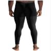 TiaoBug Men's Athletic Compression Pants Running Tights Workout Leggings for Yoga Gym Sports Black Medium view 2