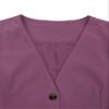 Floral Find Womens Casual Button Down Sleeveless Vest Fully Lined V Neck Business Jacket Waistcoat with Pocket (Purple, Large) view 4
