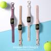 GEAK Slim Band Compatible with Fitbit Charge 5/Charge 6 Bands for Women Men, Soft Silicone Sport Replacement Wristbands for Fitbit Charge 5/Charge 6 Fitness Tracker, Violet/Starlight/Milk Tea/Pink view 4
