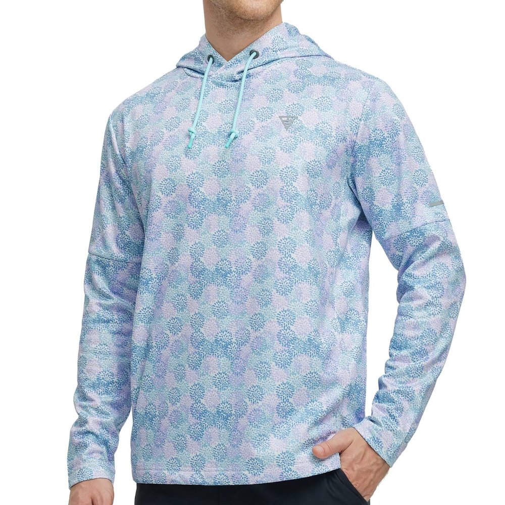 M MAELREG Sweatshirts for Men Golf Fleece Hoodies Hooded Sports Jellyfish Fleece Kangaroo Pocket Men's Sweatshirts