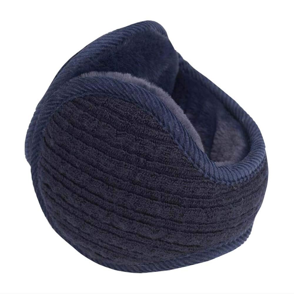 RYZGOJV Winter Outdoor Earmuff Foldable Earmuff Plush Lined Warm Earmuff B09