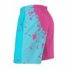 Pynnlts Retro Gradient Color Men's Swim Trunks Quick Dry Funny Summer Beach Shorts Summer Bathing Suits with Pockets Rose Red m view 3