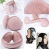 RYZGOJV Winter Outdoor Earmuff Foldable Earmuff Plush Lined Warm Earmuff A02 view 2