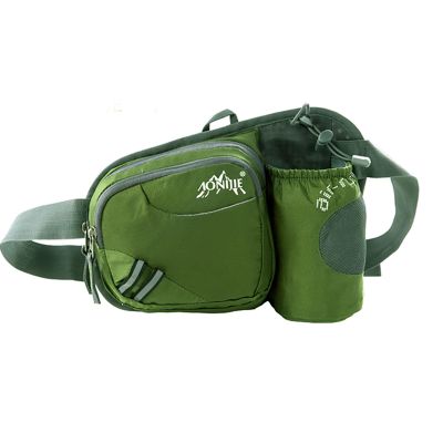 AONIJIE Waist Bag with Water Bottle Holder, Multifunctional Running Waist Bag for Cycling and Running Sports (Army green,One Size)