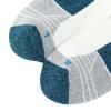 WANDER Men's Athletic Running Socks 7 Pairs Thick Quarter Socks Cushion Ankle Sport Low Cut Socks(7 Pairs White Yarn Blue,Size:10-12) view 3
