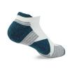 WANDER Men's Athletic Running Socks 7 Pairs Thick Quarter Socks Cushion Ankle Sport Low Cut Socks(7 Pairs White Yarn Blue,Size:10-12) view 4