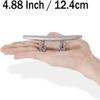 ZOMCHAIN Boat Cleat, Dock Cleat All 316 Stainless Steel Boat Mooring Accessories, Free Installation Accessories Screws (5 inch-4PCS) view 2