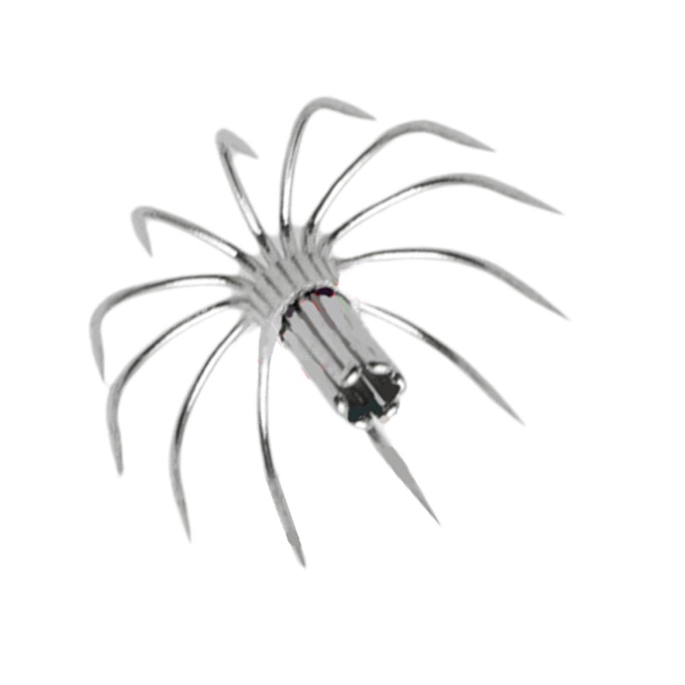 10Pcs Stainsless Steels Squid Hook Sea Fishings Fishes Hook Squid Jig Fishings Baits Hook Barbed Umbrellas Fishings Hook Barbed Umbrellas Fishings Hook Fishings Tackle