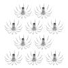 10Pcs Stainsless Steels Squid Hook Sea Fishings Fishes Hook Squid Jig Fishings Baits Hook Barbed Umbrellas Fishings Hook Barbed Umbrellas Fishings Hook Fishings Tackle view 4