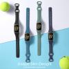 GEAK 4 Pack Slim Band Compatible with Fitbit Charge 5/6 Bands for Women & Men, Soft Silicone Sport Replacement Wristbands for Fitbit Charge 5/6 Fitness Tracker, Black/Plum/Slate/Pine Green view 4