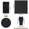 Beebeecraft 3 Sets Rectangle Velvet Single Watch Storage Bags Black Travel Case for Women and Men Organizer Protective Watch Box Pouch view 2