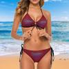 Custom Bathing Suit Personalized Swimsuits with Face Customized Bikini for Beach Swimming Pool Cardinal L view 3